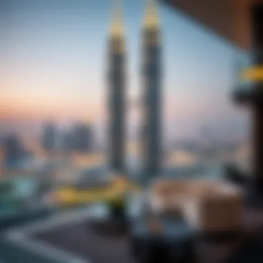 Luxury Living at the Twin Towers Luxury amenities associated with the Twin Towers living experience