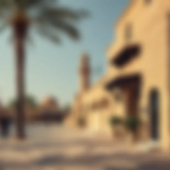 Historical landmarks in ام رمول reflecting the district's rich culture