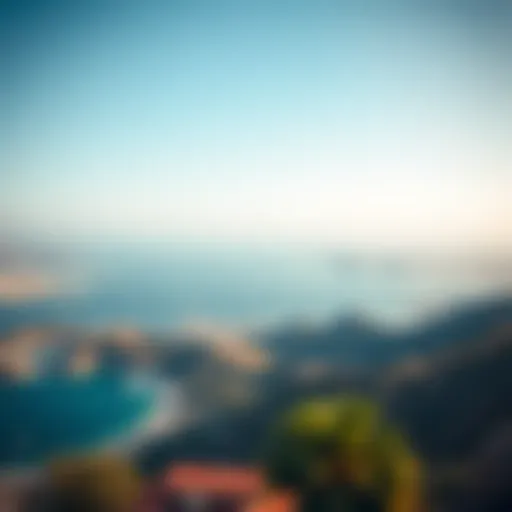 Stunning landscape view of a visa-free destination