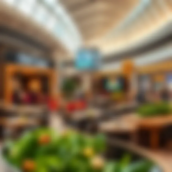 An array of dining options showcasing global cuisines at Festival City Mall