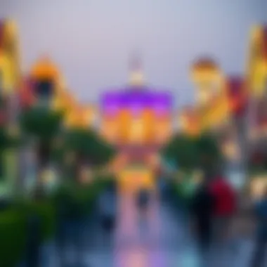 A captivating view of the seasonal events hosted at Global Village.