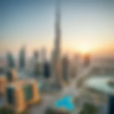 Dubai Skyline: A Testament to Modernity A panoramic view of Dubai's skyline showcasing modern architecture