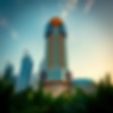 Exterior view of the Habtoor Building showcasing its modern architecture