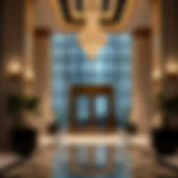 Luxurious entrance of Intercontinental Residence