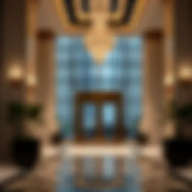 Luxurious entrance of Intercontinental Residence