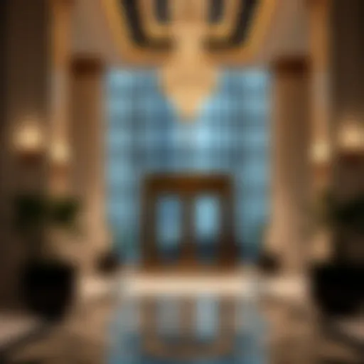 Luxurious entrance of Intercontinental Residence