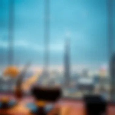 Stunning skyline views from the residence