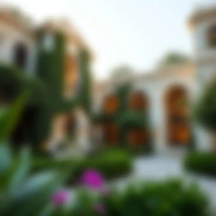 Architectural elegance of Ivy Secret Garden with modern design elements