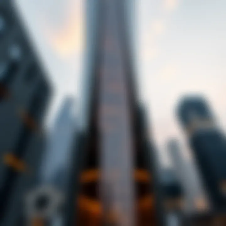 Architectural Marvel of J One Tower Architectural details of J One Tower