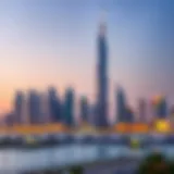 Stunning skyline view of J One Tower