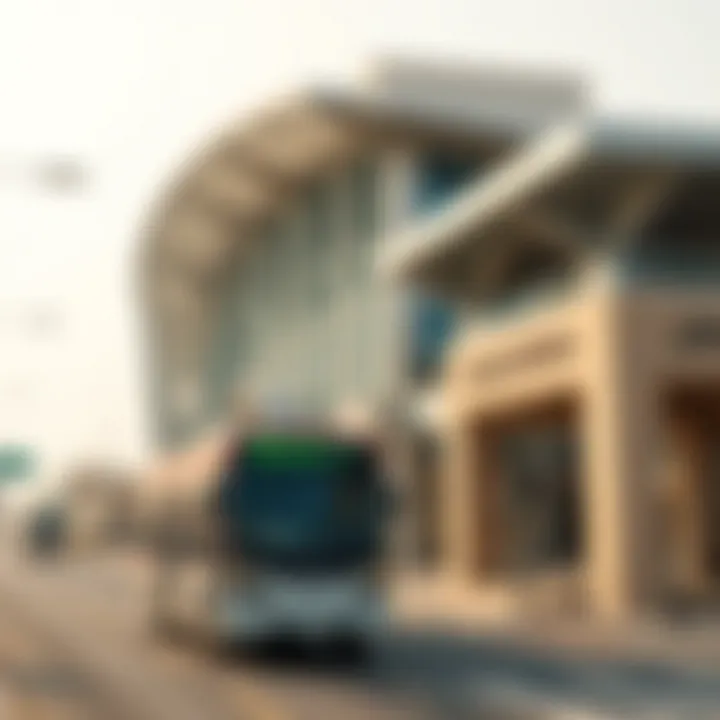 Public transport near Jebel Ali Police Station