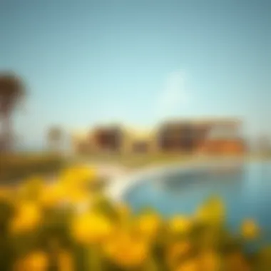 Conceptual design of recreational areas and parks on Jubail Island