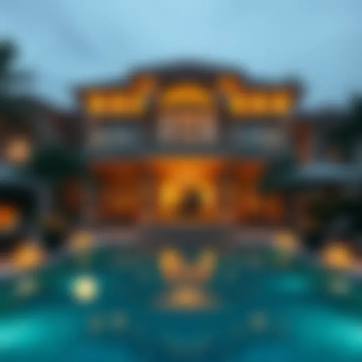 A luxury villa highlighting the opulent real estate offerings in Dubai