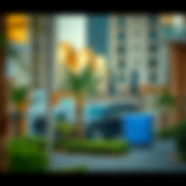 Residential Life in International City, Dubai A serene residential area in International City