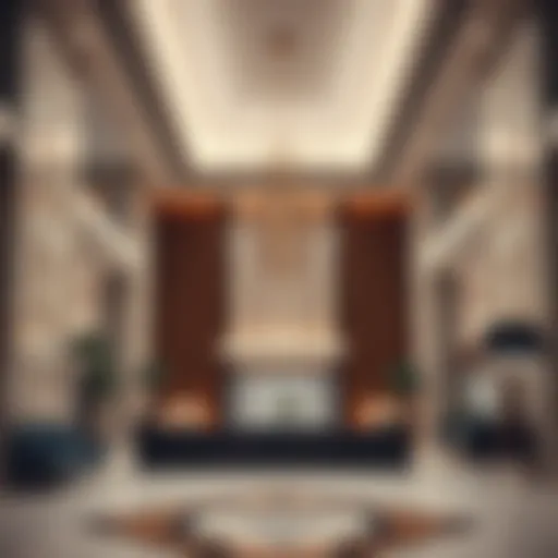 Stunning architectural design of Leva Hotel Mazaya Centre