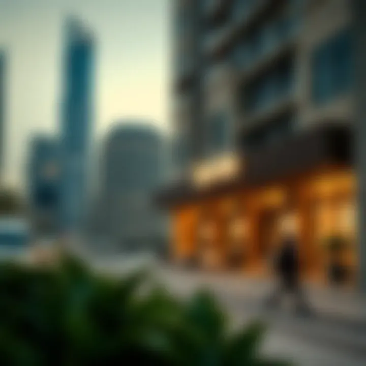 Prime location of Leva Hotel Mazaya Centre in Dubai