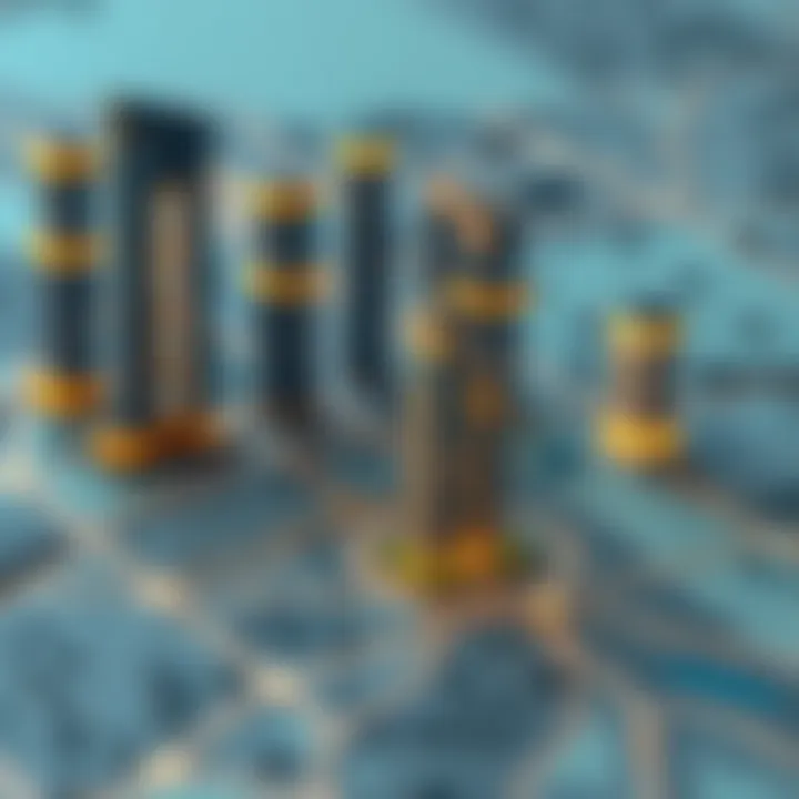 Strategic location of Olive Tower on a map of Dubai