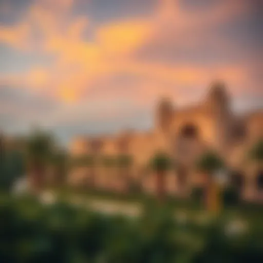 Scenic view of Madinat Zayed Al Dhafra's skyline