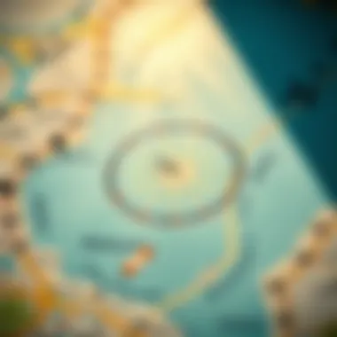 Map showing the significance of Makani numbers in navigation