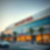 Stunning exterior view of Max Alain Mall showcasing its modern architectural design