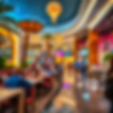 Lifestyle Offerings at Max Alain Mall Vibrant lifestyle area in Max Alain Mall with entertainment and dining options