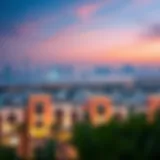 Stunning skyline view of Mirdif showcasing residential architecture
