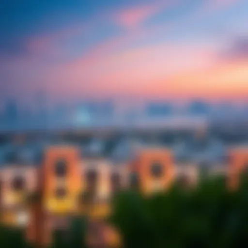 Stunning skyline view of Mirdif showcasing residential architecture