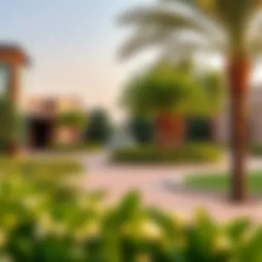 Nad Al Hammer Community Park Community park in Nad Al Hammer highlighting green spaces