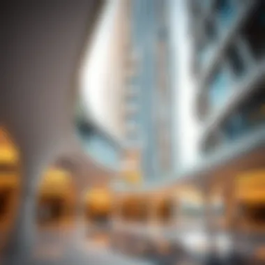 Innovative Architectural Features of Narcissus Building Architectural details highlighting the innovative features of the structure