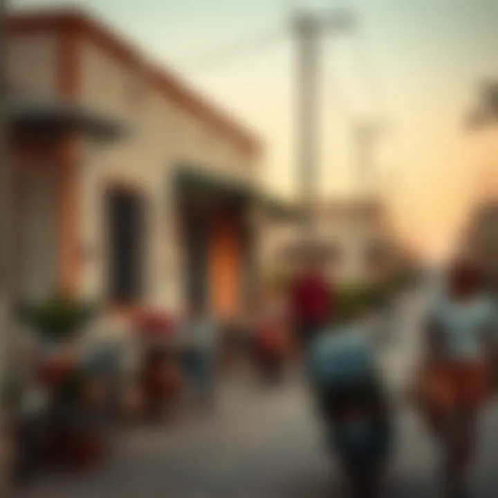 Vibrant lifestyle scenes illustrating community life in بحر البطين