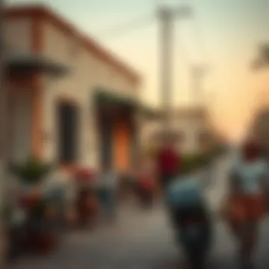 Community Life in بحر البطين Vibrant lifestyle scenes illustrating community life in بحر البطين