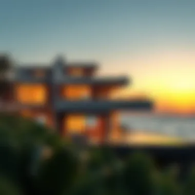 Beachfront Living: Captivating Sunset Views Stunning beachfront property with sunset views in the Emirates