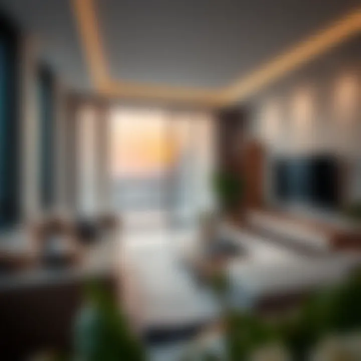 A modern apartment reflecting the lifestyle of expatriates and freelancers in Dubai.