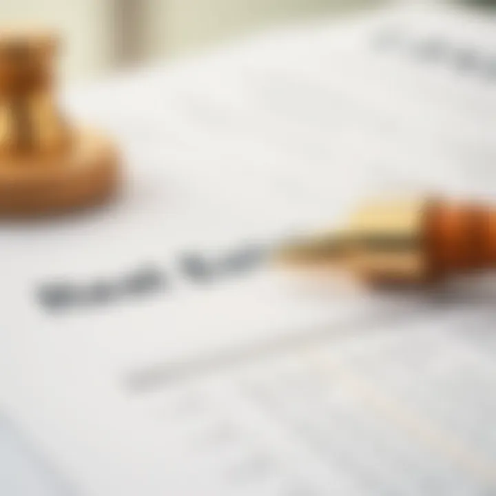A close-up of legal documents and contracts related to real estate in Dubai