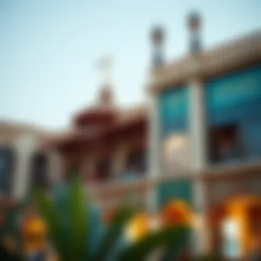Cultural elements incorporated in Deira's mall designs representing local traditions