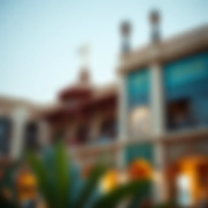 Cultural elements incorporated in Deira's mall designs representing local traditions