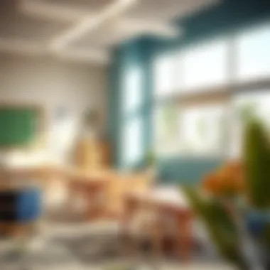A nurturing classroom environment designed for early education
