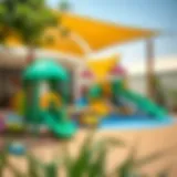 A vibrant outdoor play area in a nursery