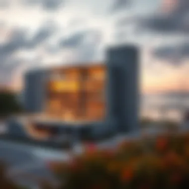 Showcasing a finished project with stunning urban landscape