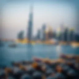 Majestic view of Dubai's skyline reflecting economic prosperity