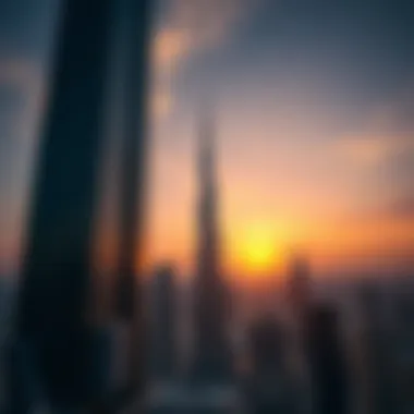 Burj Khalifa Twilight Experience Sunset from the Burj Khalifa observation deck