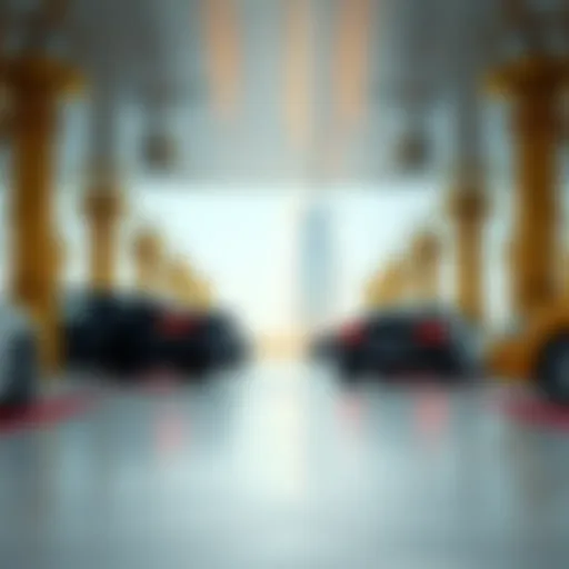 Luxury valet parking at Burj Al Arab