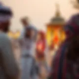 Traditional Emirati celebration during public holiday