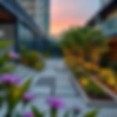 Urban Oasis Peaceful garden in the heart of the city
