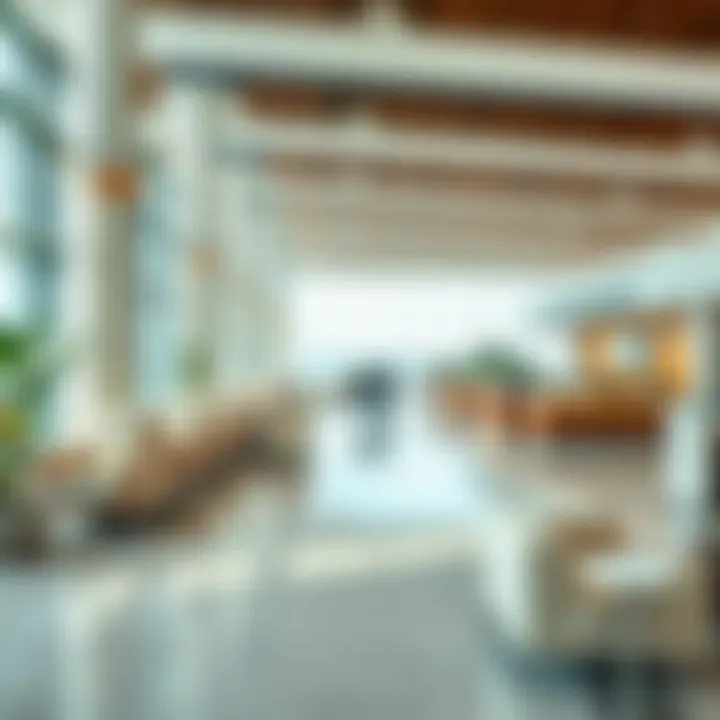 Passengers enjoying the airport's comfortable lounge facilities