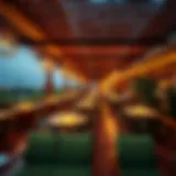 Vibrant dining scene at Blue Waters