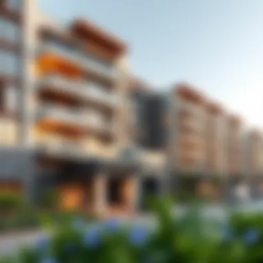 Modern Living in Royal Hub Tecom Luxurious residential buildings in Royal Hub Tecom depicting modern living