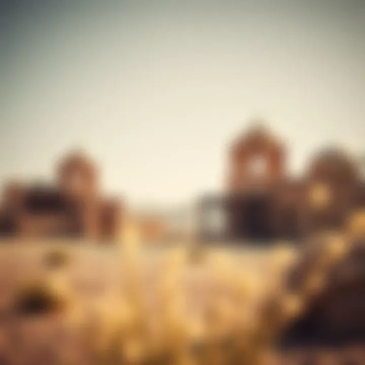 Cultural landmarks within the Sahara Meadows region
