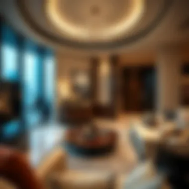 Luxurious Interiors of Sahara Tower 4 Luxurious interior of a residence within Sahara Tower 4 highlighting modern amenities