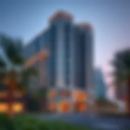 Exterior view of Saraya Building showcasing its modern architecture